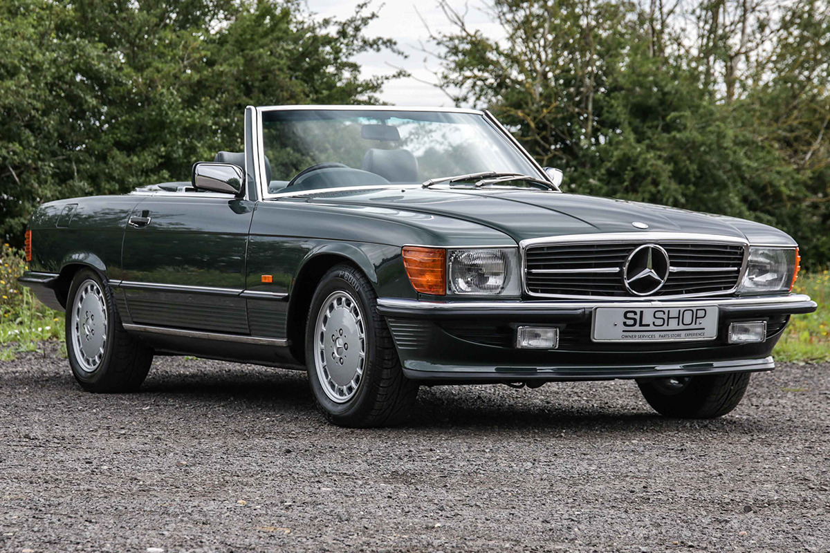 1989 Mercedes-Benz 300SL (R107) #2211 Pine Green with Fir Green Leather ...